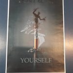 plakat, z papierosa wychodzi dym przypominjący człowieka