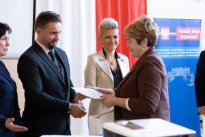 Paweł Krutul - Wicewojewoda Podlaski, Agnieszka Krokos-Janczyło - Podlaski Kurator Oświaty